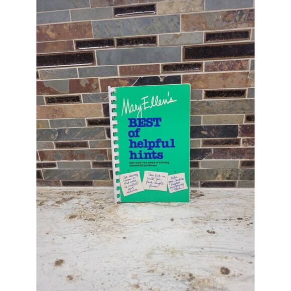 Vintage Mary Ellen's Best of Helpful Hints Household Problems, 1979, Spiral Book - Picture 1 of 7